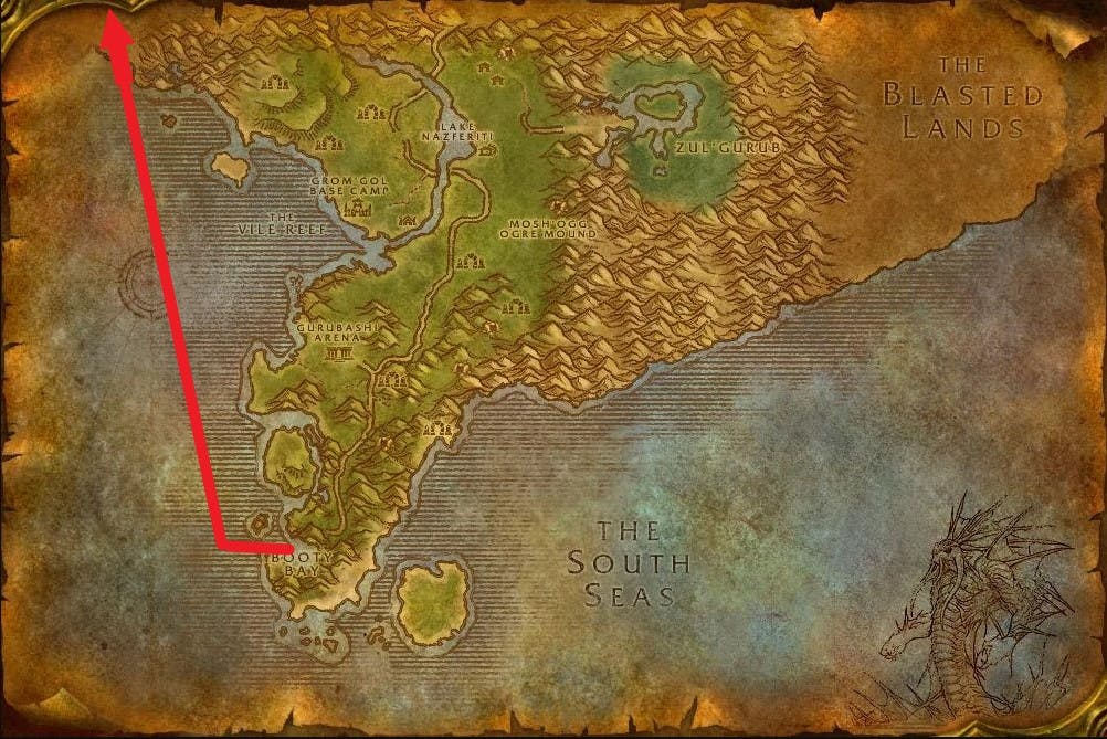 Route from STV to Westfall